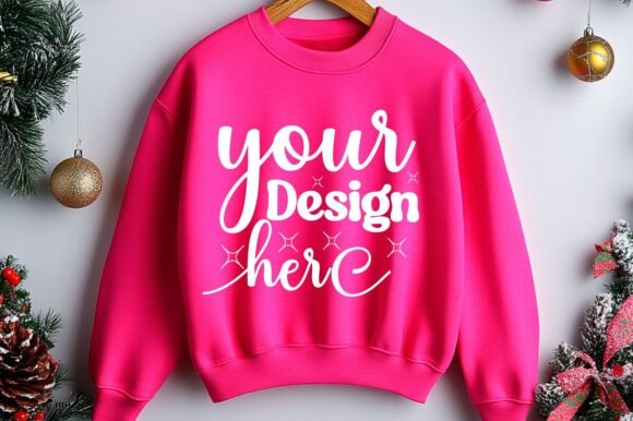 Christmas 18000 Sweatshirt Mockup 102 Graphics