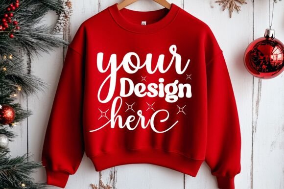 Christmas 18000 Sweatshirt Mockup 208 Graphics