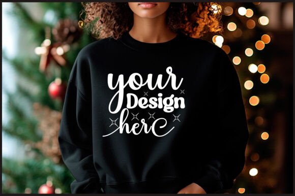 Christmas Gildan Sweatshirt Mockup 27: Graphics for Product Mockups