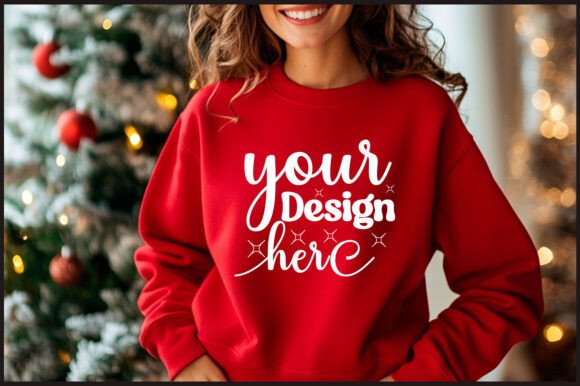 Christmas Gildan Sweatshirt Mockup 76 Graphics