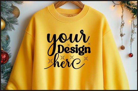 Christmas Hanger Sweatshirt Mockup 143: Graphics for Product Mockups