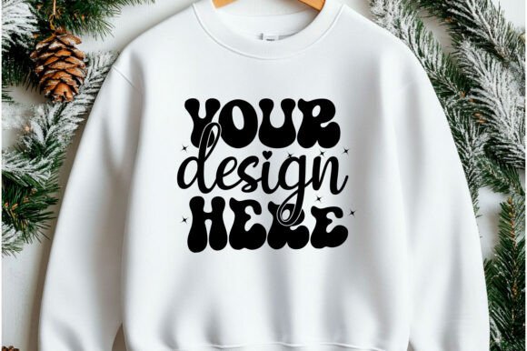 Christmas Hanger Sweatshirt Mockup 46: Graphics for Product Mockups