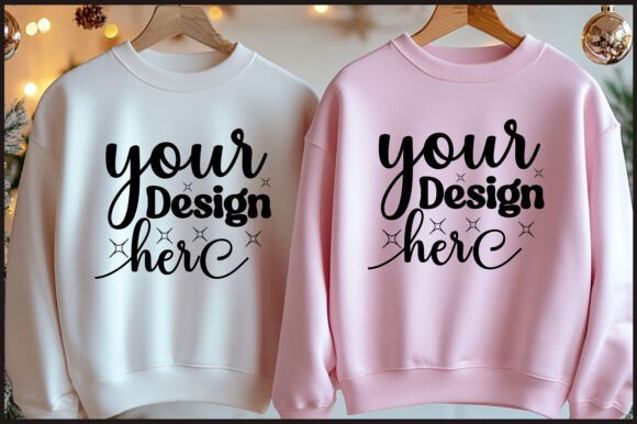 Christmas Hanger Sweatshirt Mockup 74 Graphics Review
