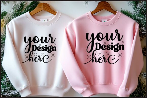 Christmas Hanger Sweatshirt Mockup 75 Graphics Review