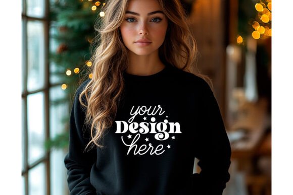 Christmas Sweatshirt Mockup 9: Graphics for Product Mockups