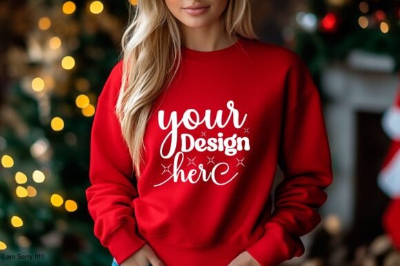 Gildan Christmas Mockup 150 Graphics
