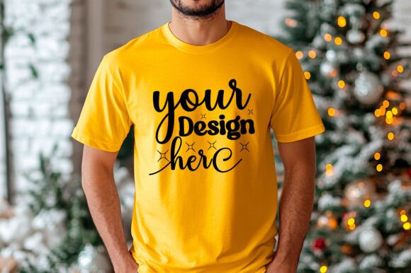 Graphics: Christmas Sweatshirt Men Mockup 115