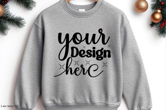 Graphics Review: Christmas 18000 Sweatshirt Mockup 109