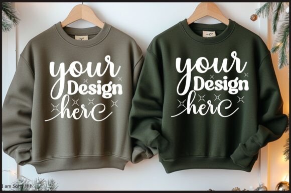Graphics Review: Christmas 18000 Sweatshirt Mockup 52