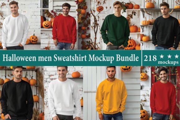 Halloween Gildan Mockup: Graphics & Product Mockups