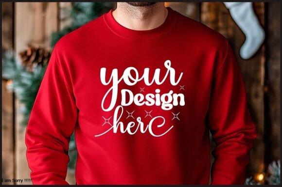 Reviewing Christmas Men Sweatshirt Mockup 104