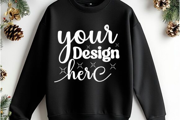 Reviewing Happy New Year Sweatshirt Mockup 20