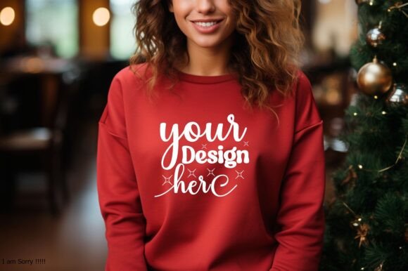 Reviewing the Christmas Women Sweatshirt Mockup 92