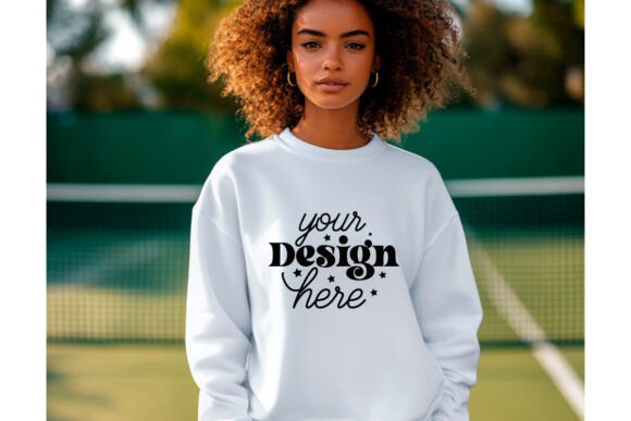 Reviewing the Gildan 18000 White Sweatshirt Mockup
