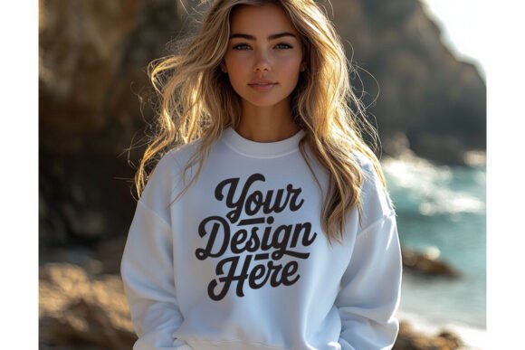 Reviewing the Gildan 18000 White T-Shirt Mockup 33