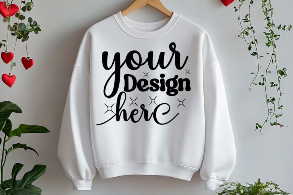 Valentine Day Sweatshirt Mockup 115 Graphics Review