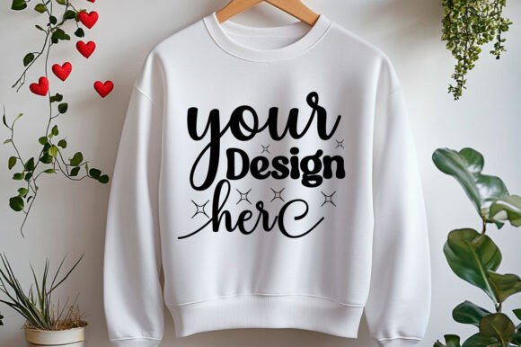 Valentine Day Sweatshirt Mockup 124 Graphics Review